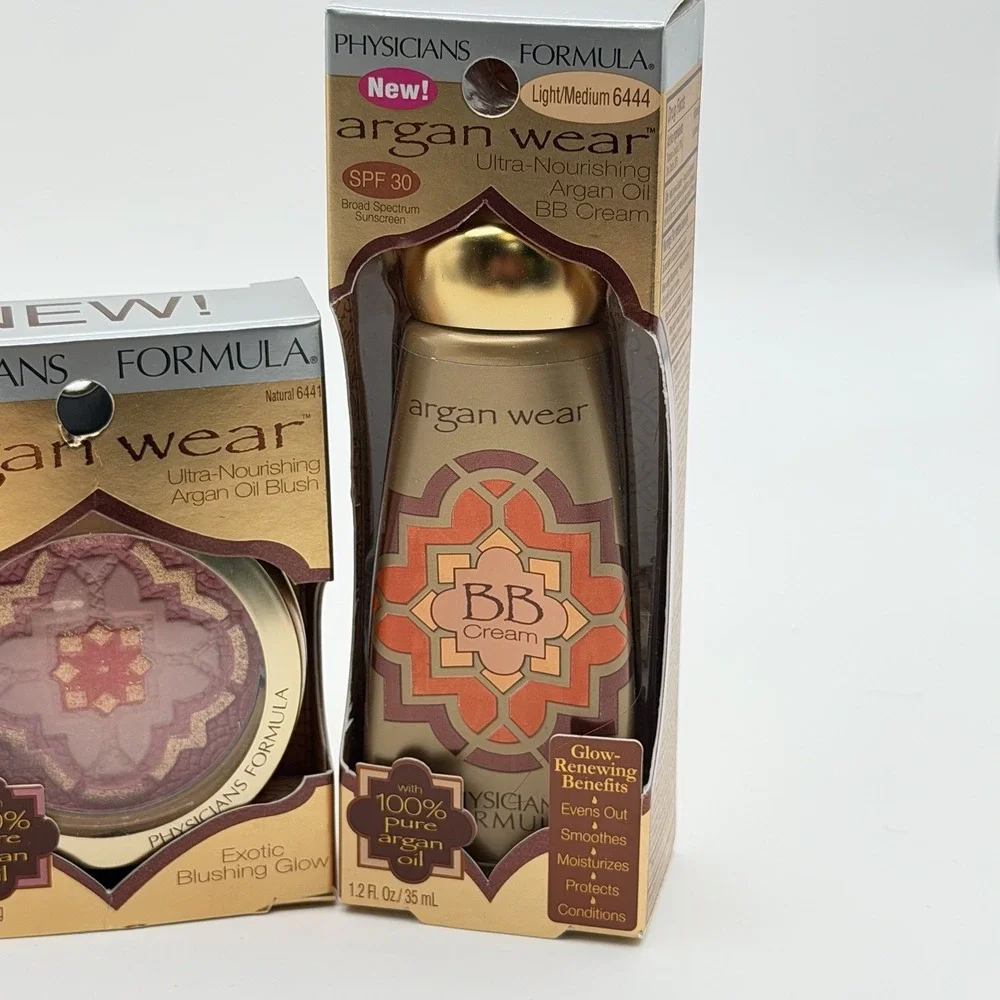 Physicians Formula Argan Nude Wear Makeup Lot BB Cream Blush Palette 4 Pc